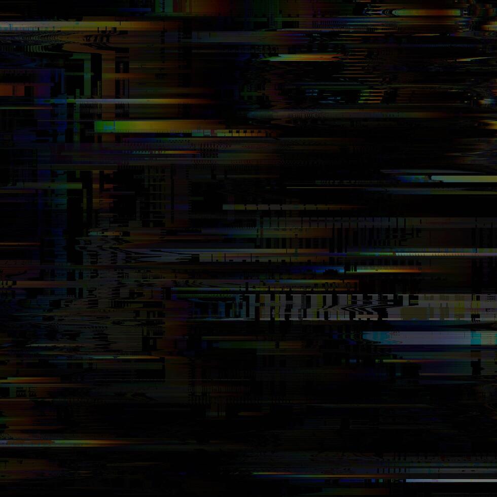 zwart uniek glitch getextureerd signaal abstract abstract pixel glitch-fout foto