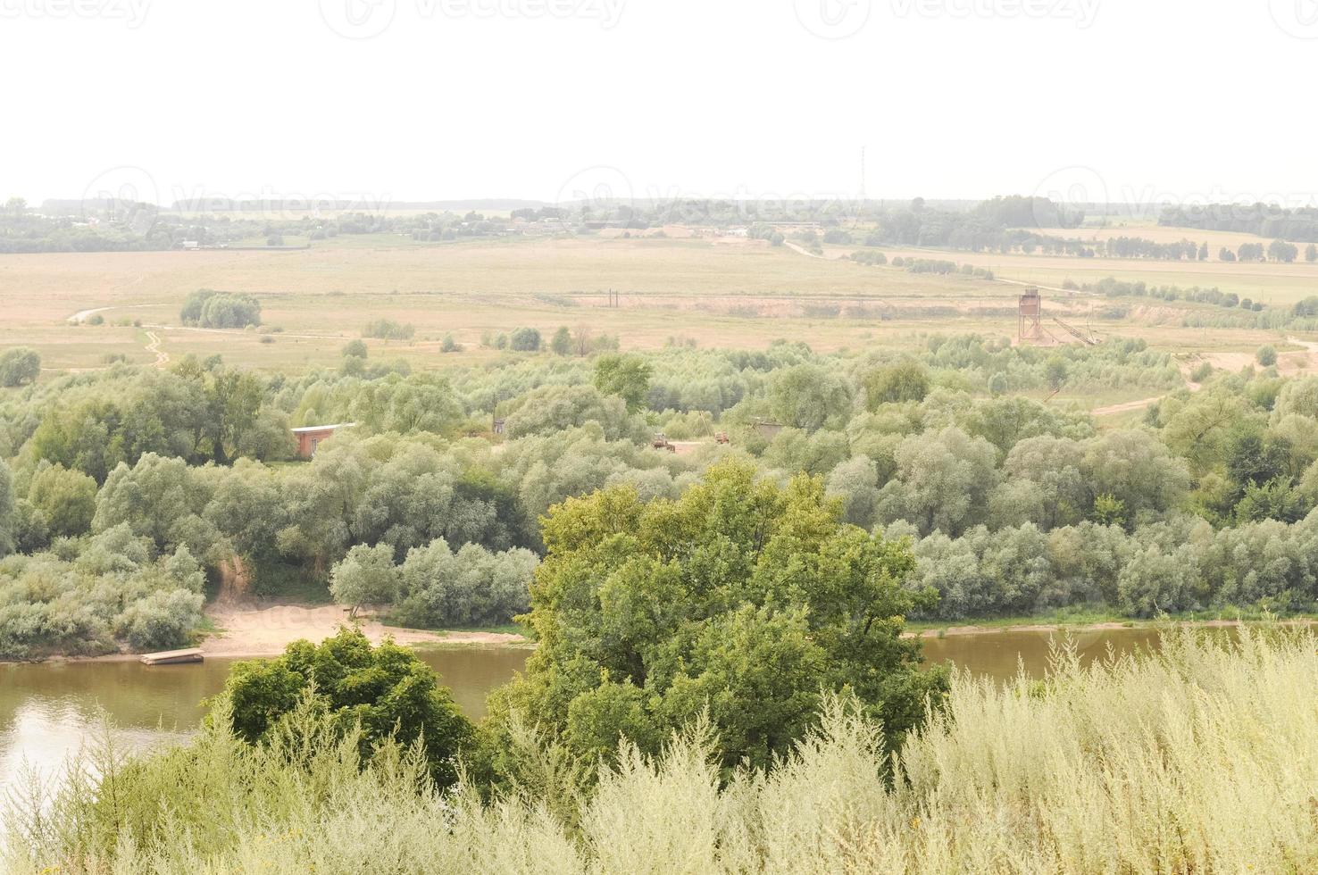 landschap vlakte platteland zomer foto