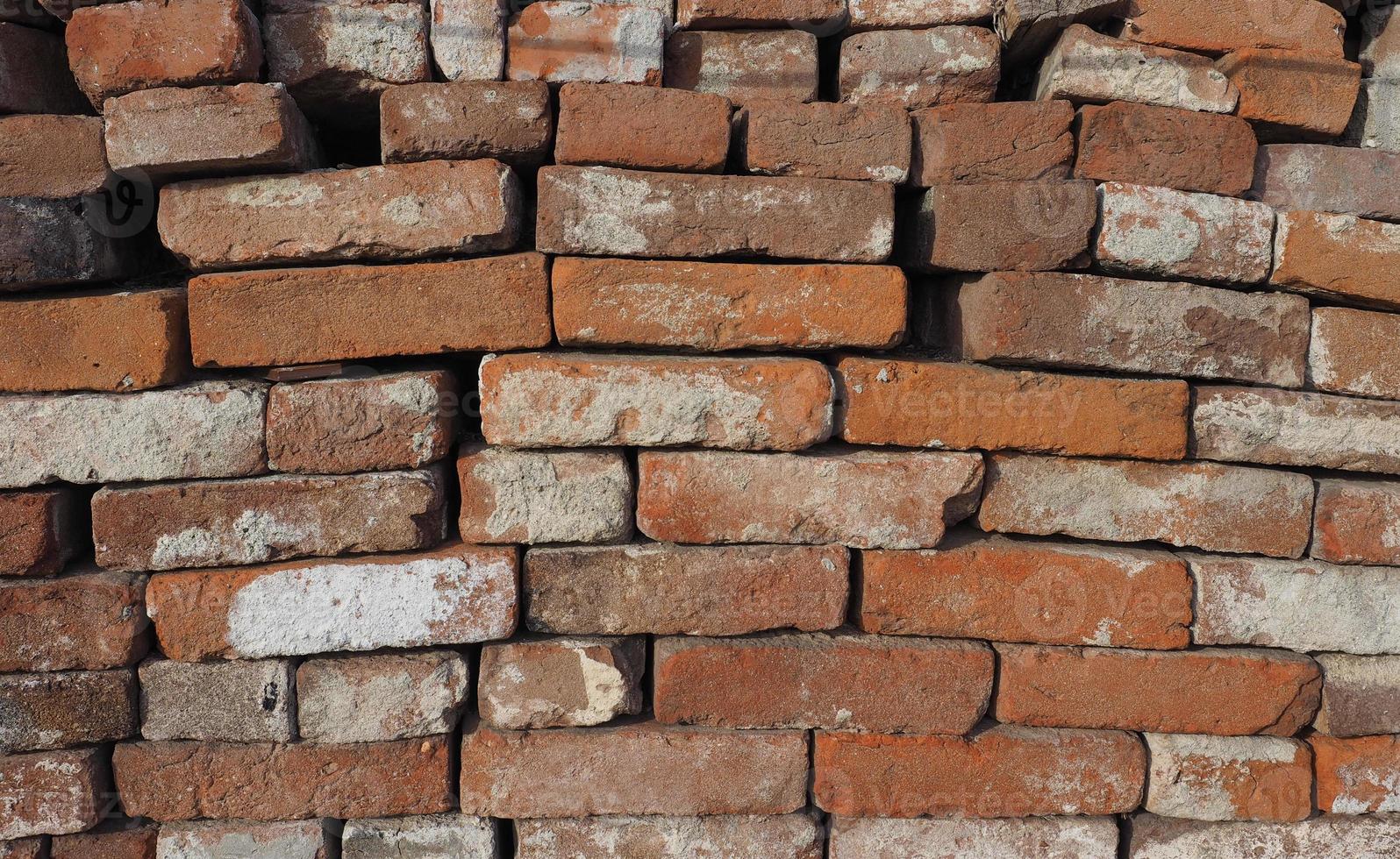 oude bakstenen muur achtergrond foto