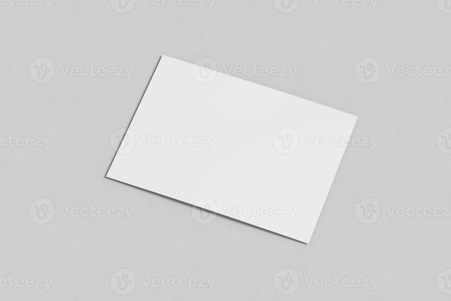 blanco flyer ansichtkaart mockup foto