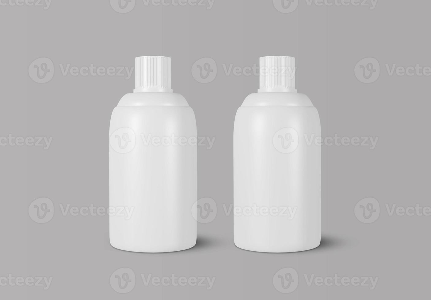 realistische plastic fles. mock-up sjabloon foto