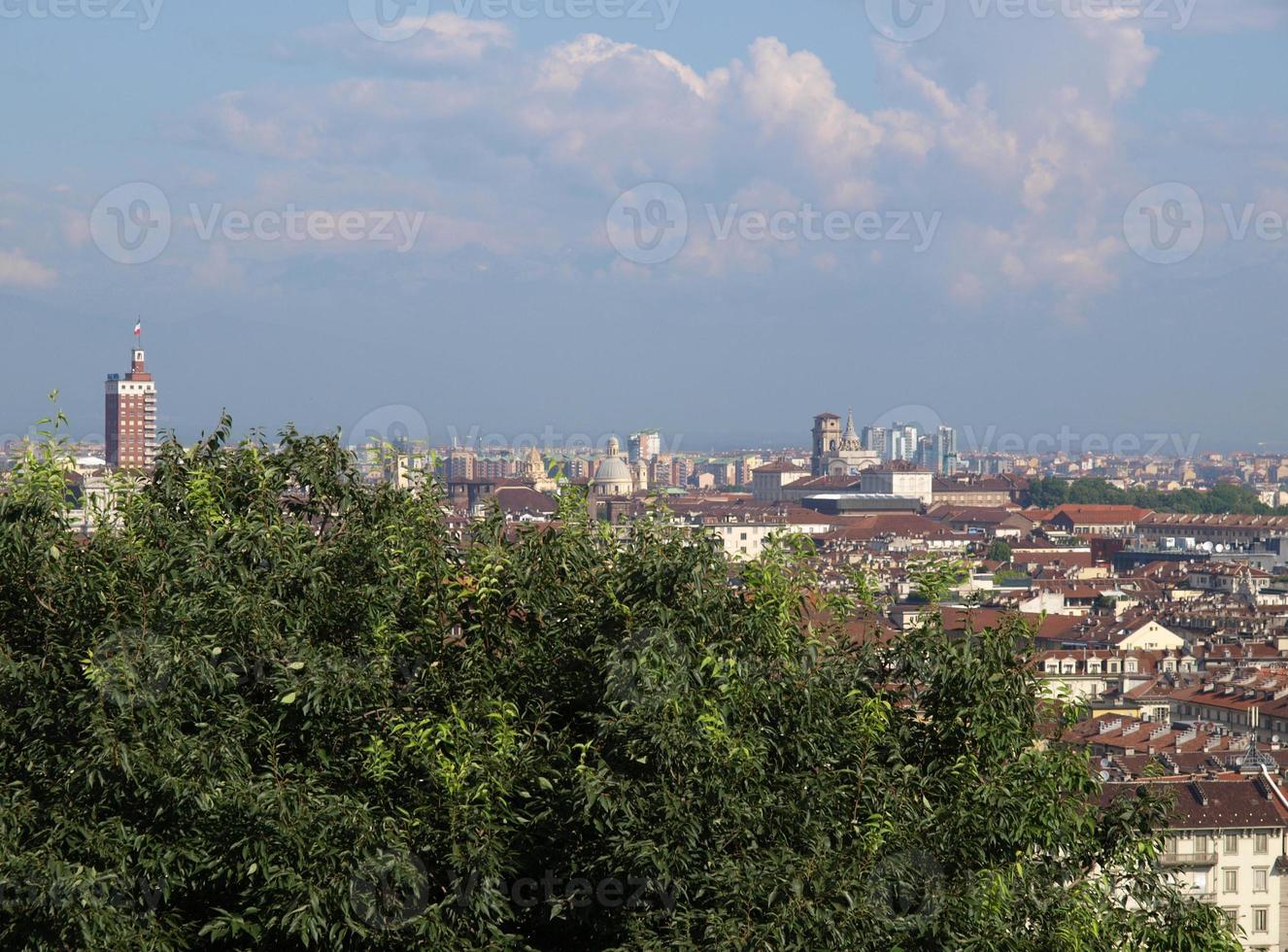 luchtfoto van turijn foto