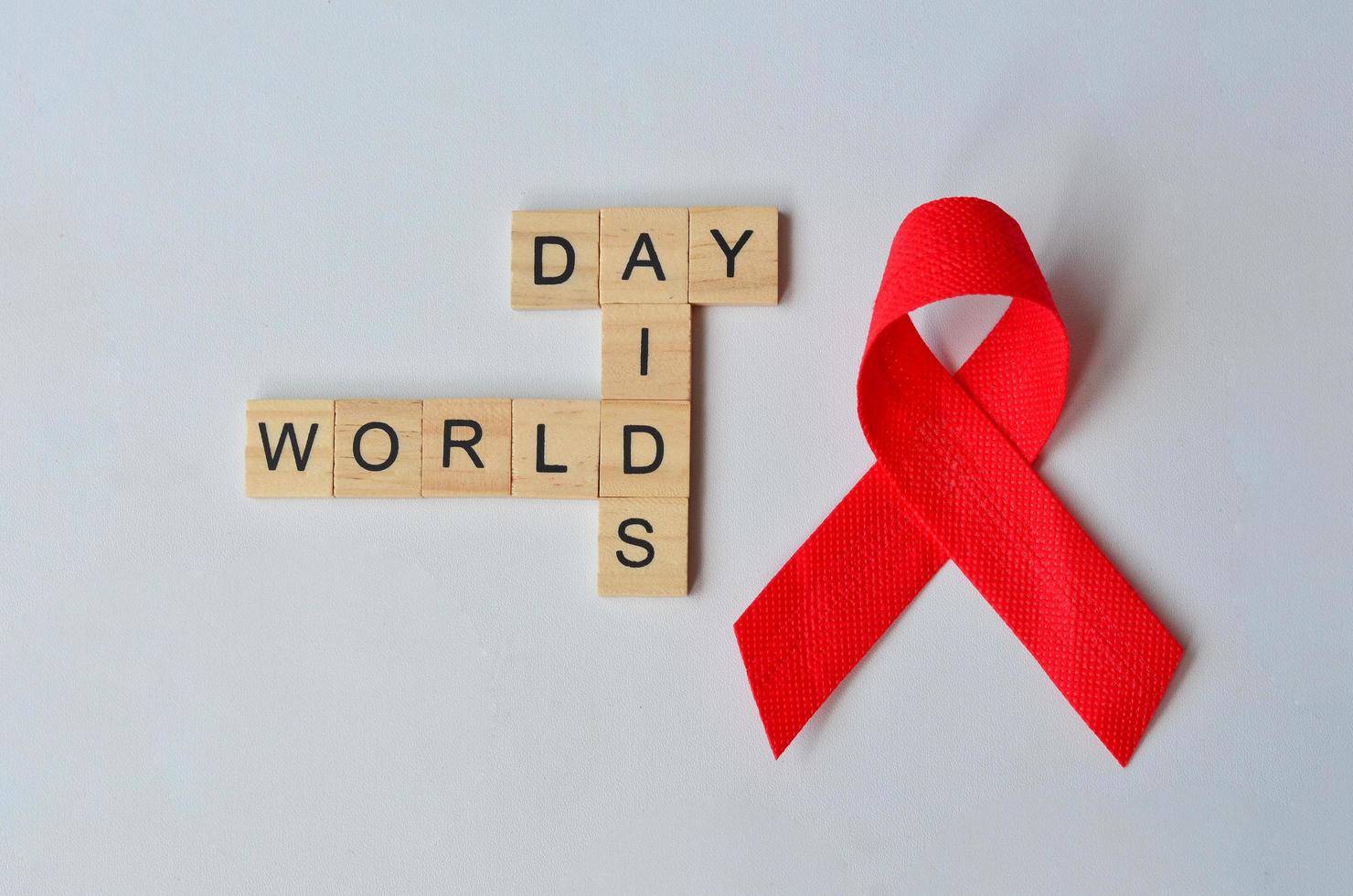 wereld aids dag foto illustratie