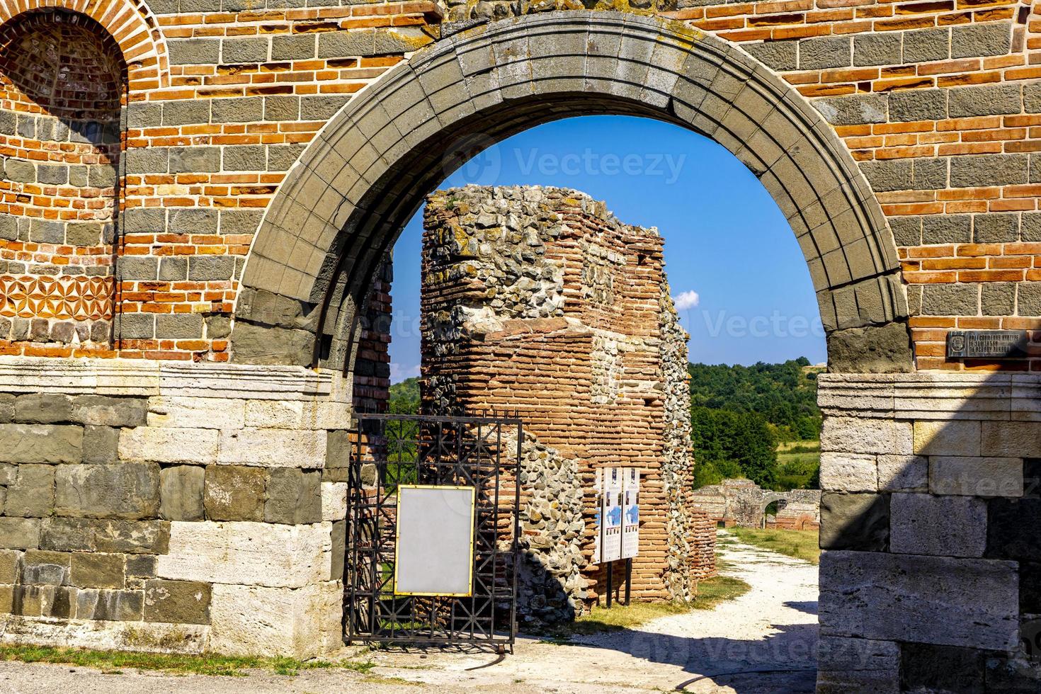 Felix Romuliana, overblijfselen van het paleis van de Romeinse keizer Galerius in de buurt van Zajecar, Servië foto