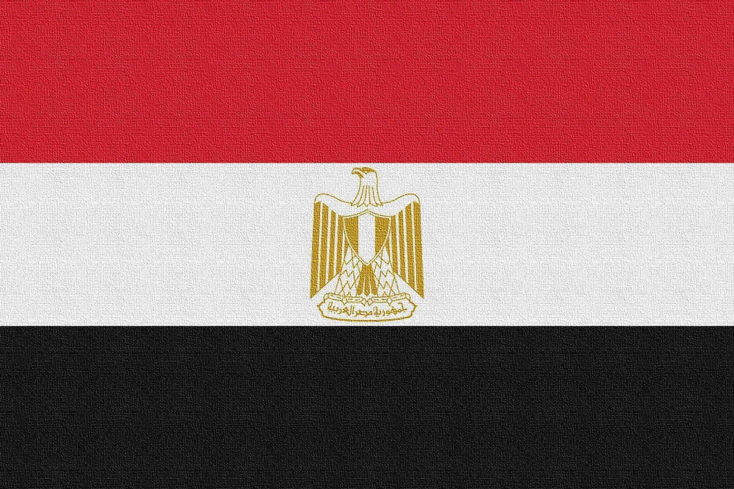 illustratie van de nationale vlag van egypte foto