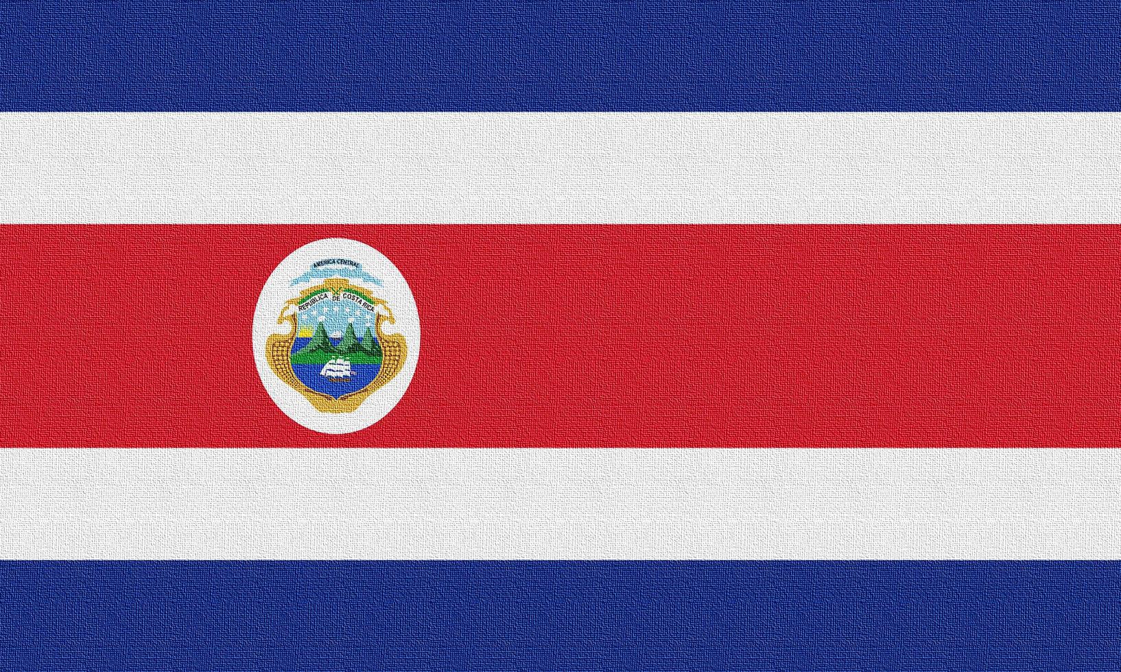 illustratie van de nationale vlag van costa rica foto