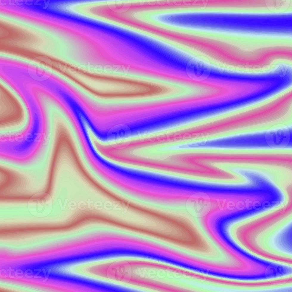 holografische regenboog folie textuur oppervlak met gerimpeld abstract foliepatroon. foto