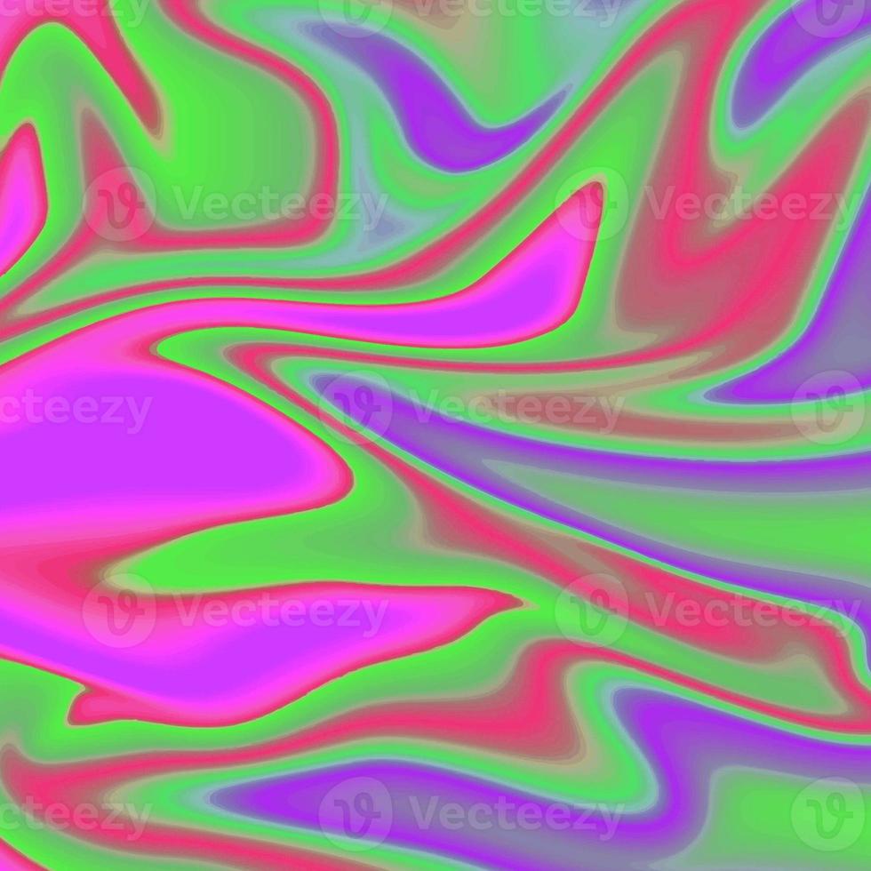 holografische regenboog folie textuur oppervlak met gerimpeld abstract foliepatroon. foto