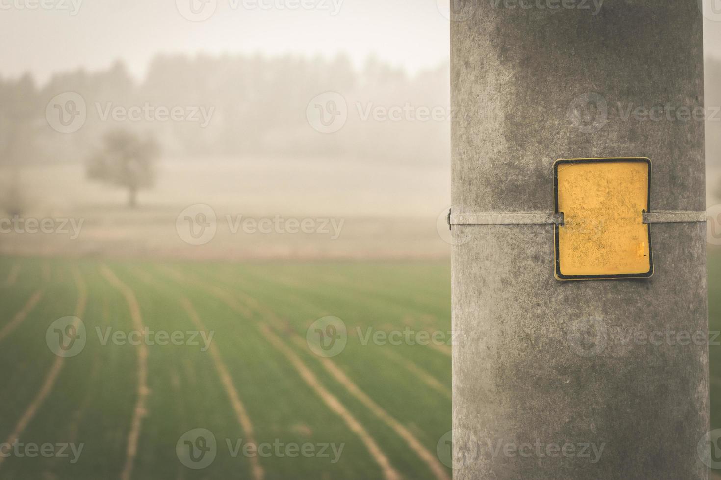 post onderweg op de weg foto