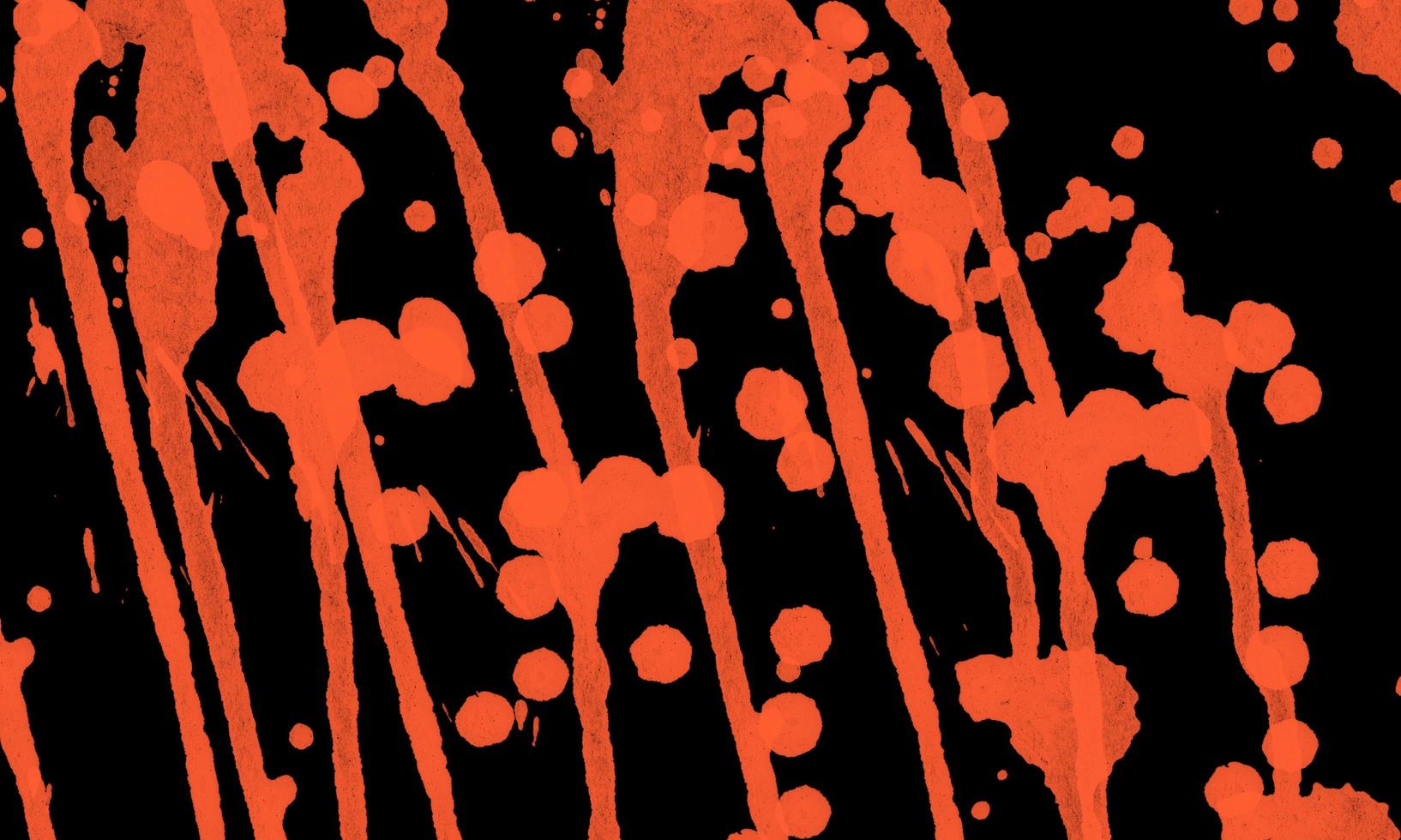 rood oranje inkt spatten. grunge-spetters. abstracte achtergrond. foto