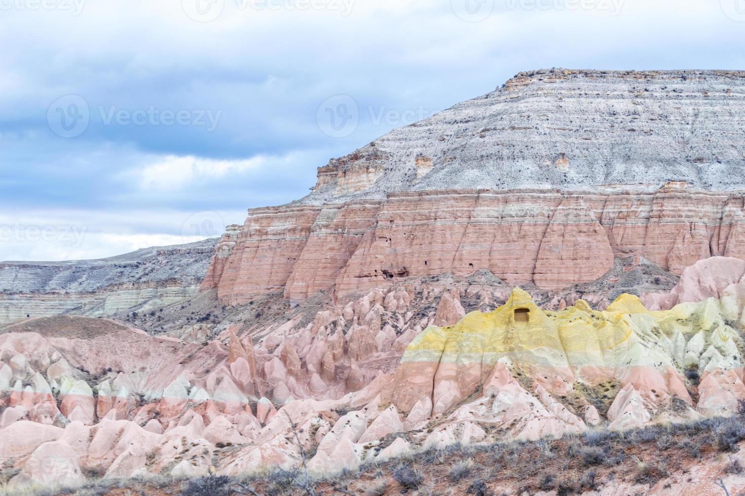 landschapsmening van cappadocië foto