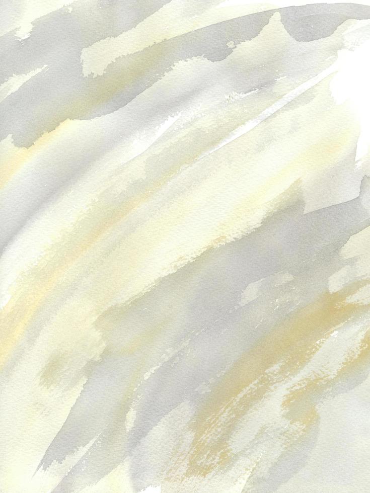 abstract vervagen grijs en geel zand aquarel textuur en golf zand patroon op wit. foto