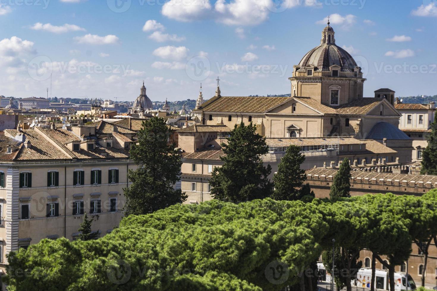 kerk van de gesu in rome, italië foto