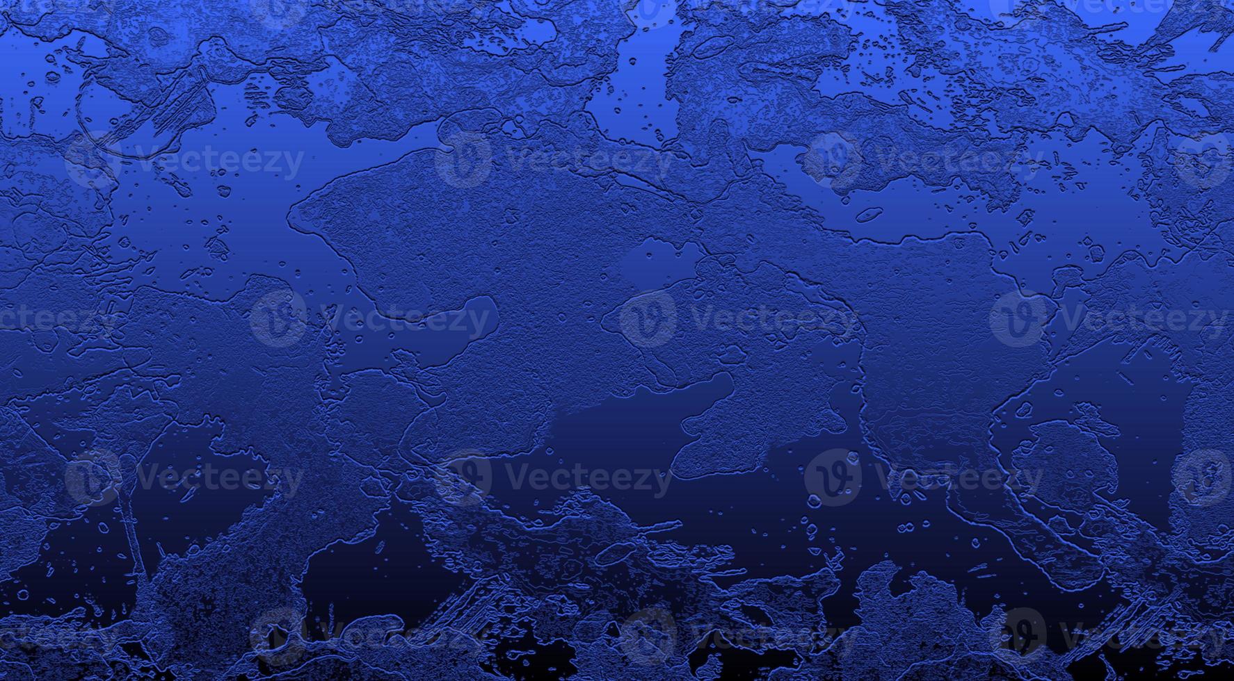 blauwe oude roest glanzende geborsteld metalen achtergrond met convex patroon foto