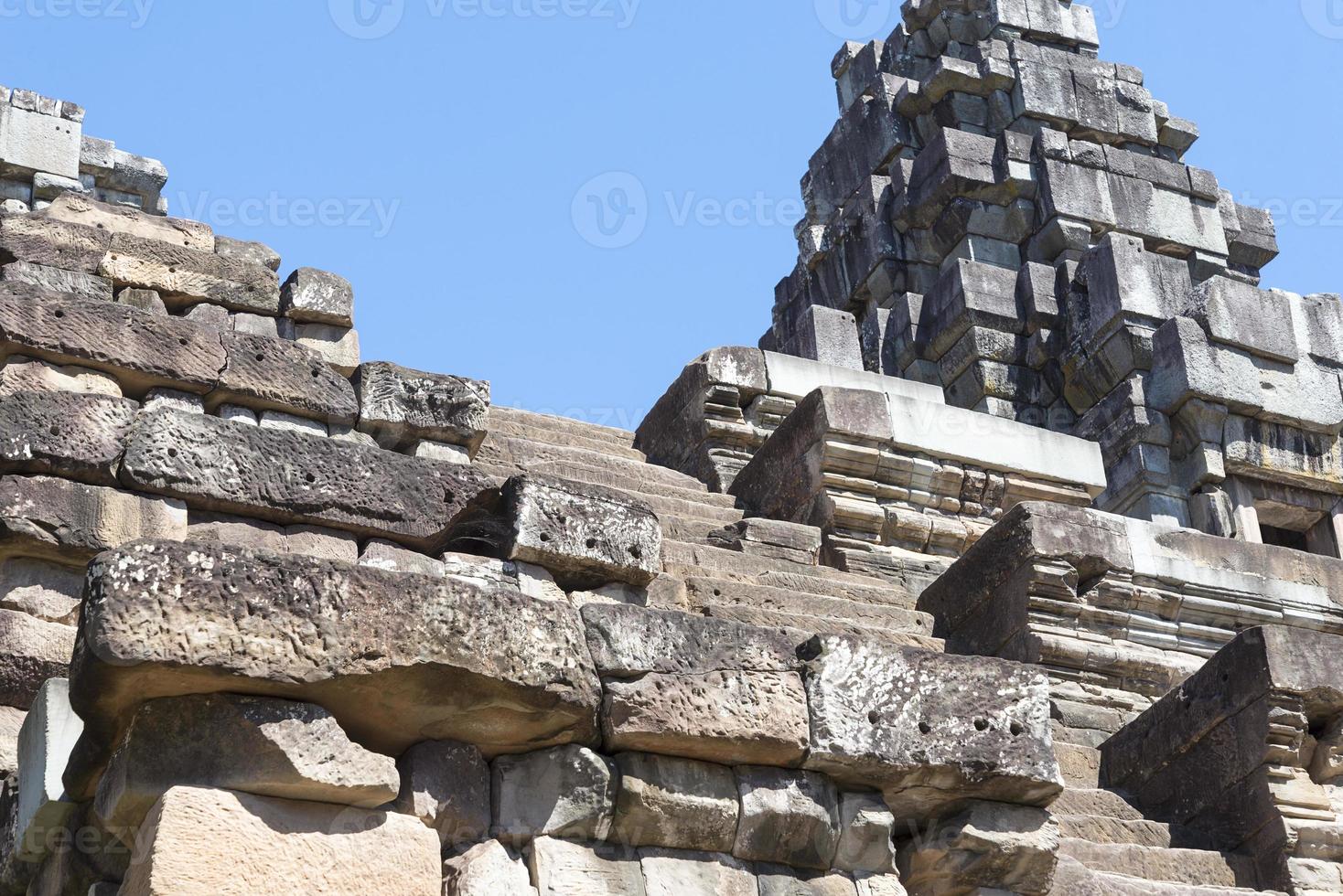 de ruïnes van angkor wat. foto