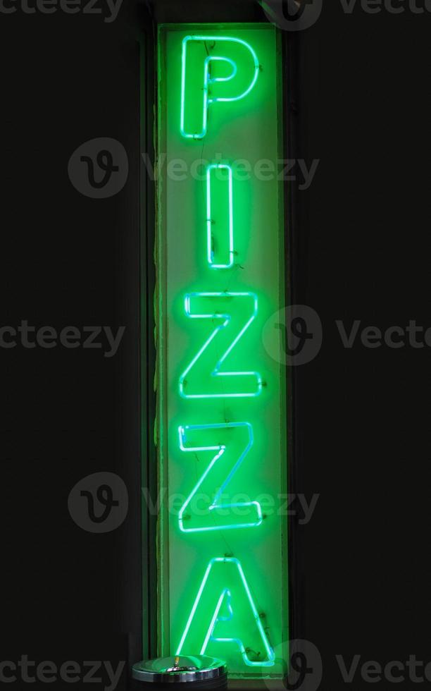 pizza neon teken foto