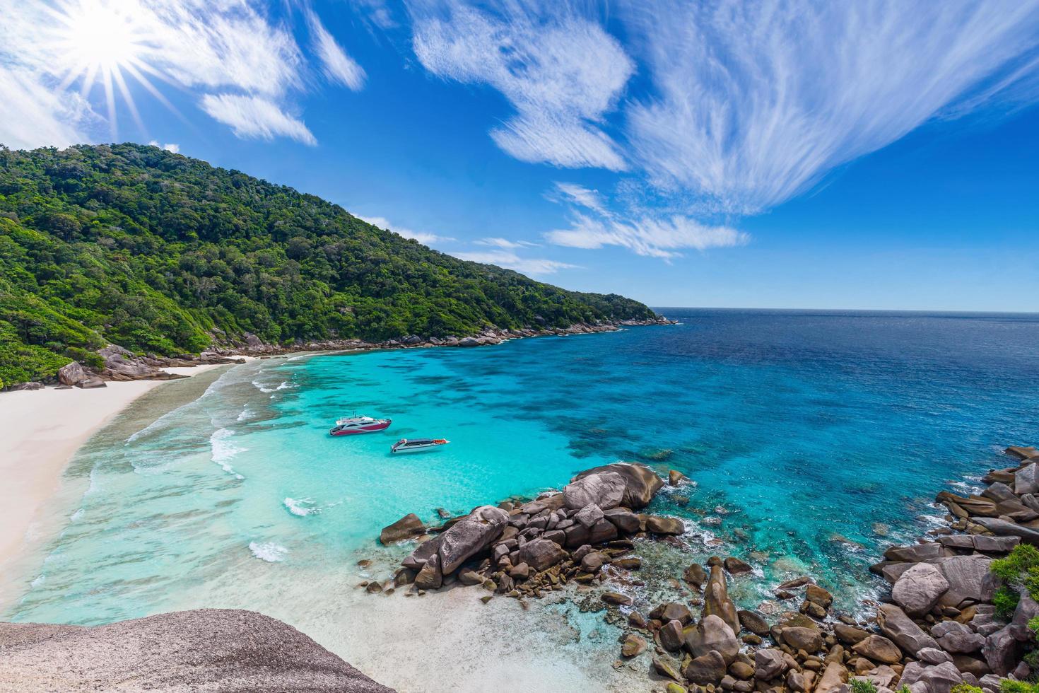 similan eilanden andaman zee, phang nga, phuket, thailand foto