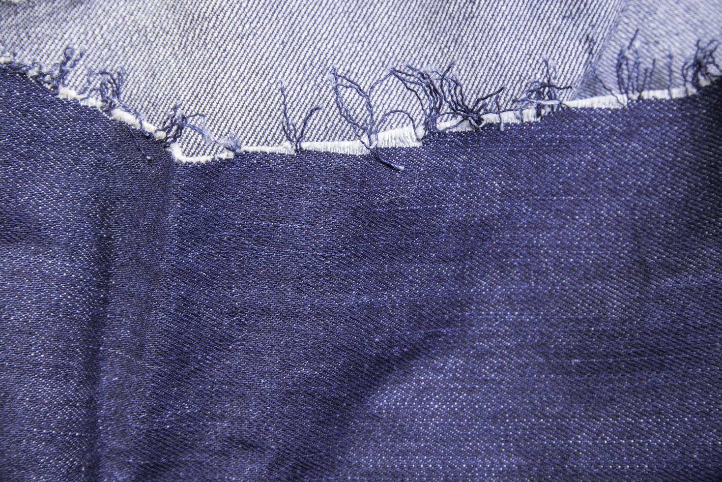 textuur van blauwe denim jean, achtergrond foto