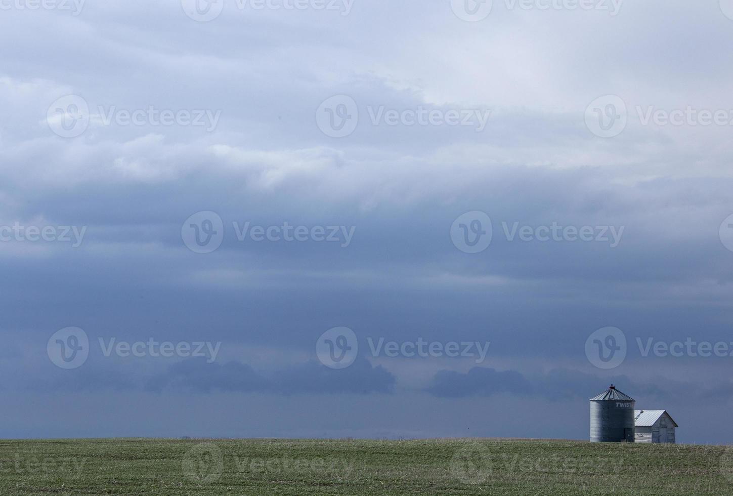 prairie onweerswolken canada foto