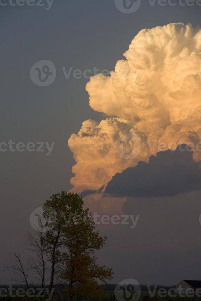 prairie onweerswolken foto