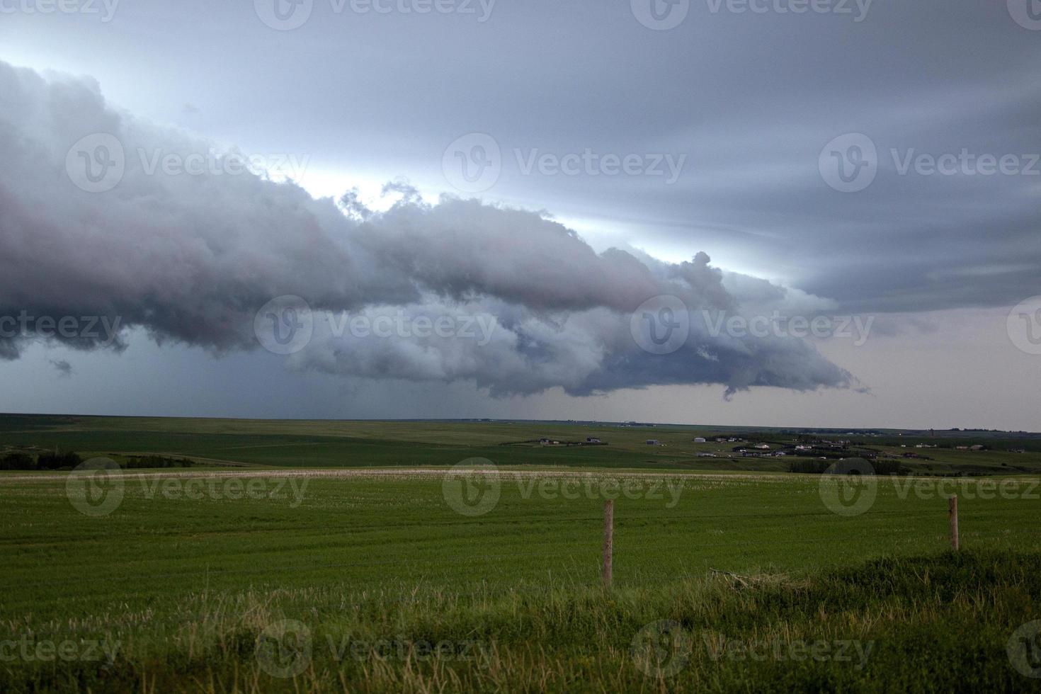 prairie onweerswolken canada foto