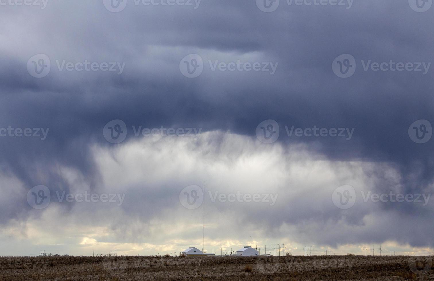 prairie onweerswolken foto