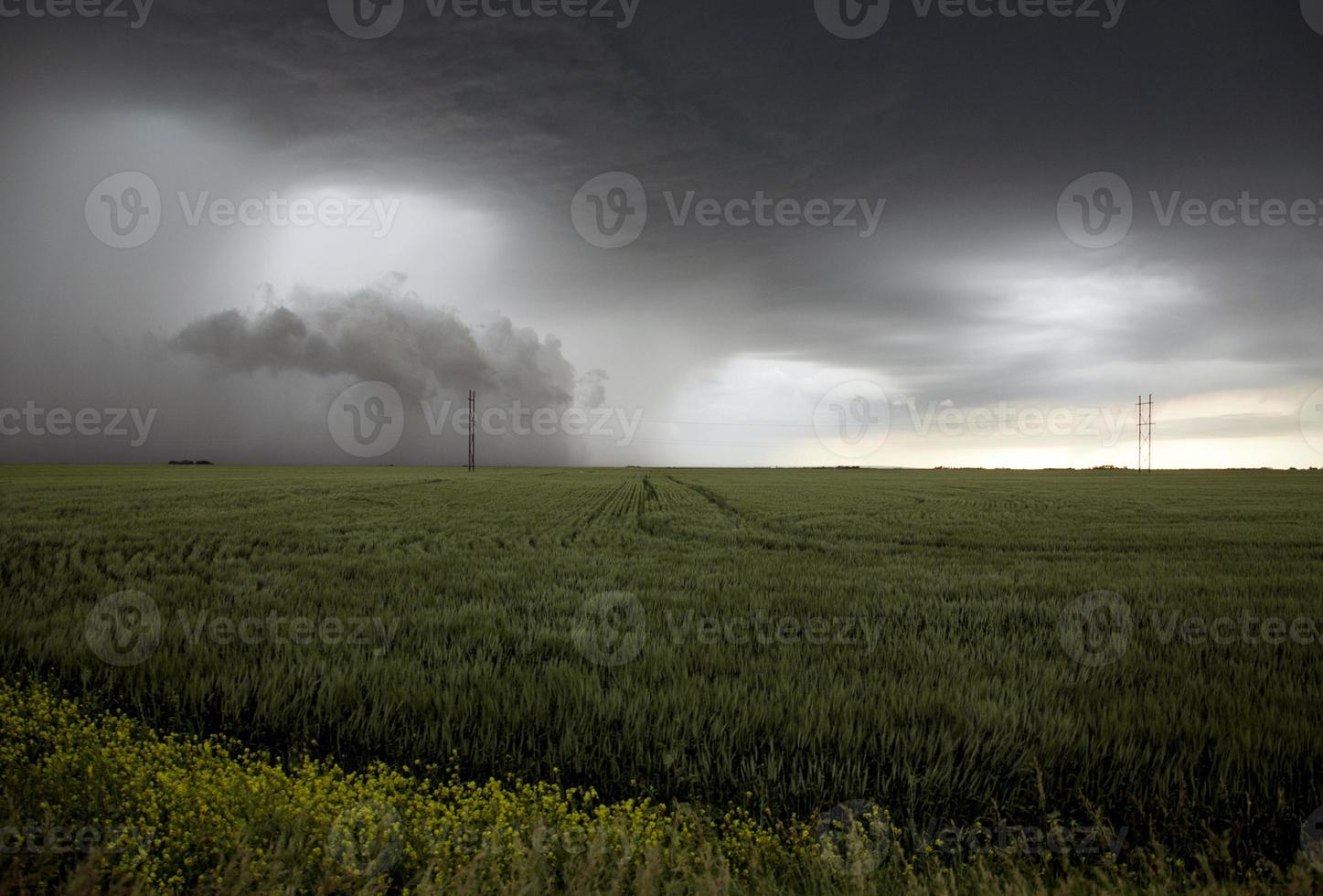 prairie onweerswolken foto