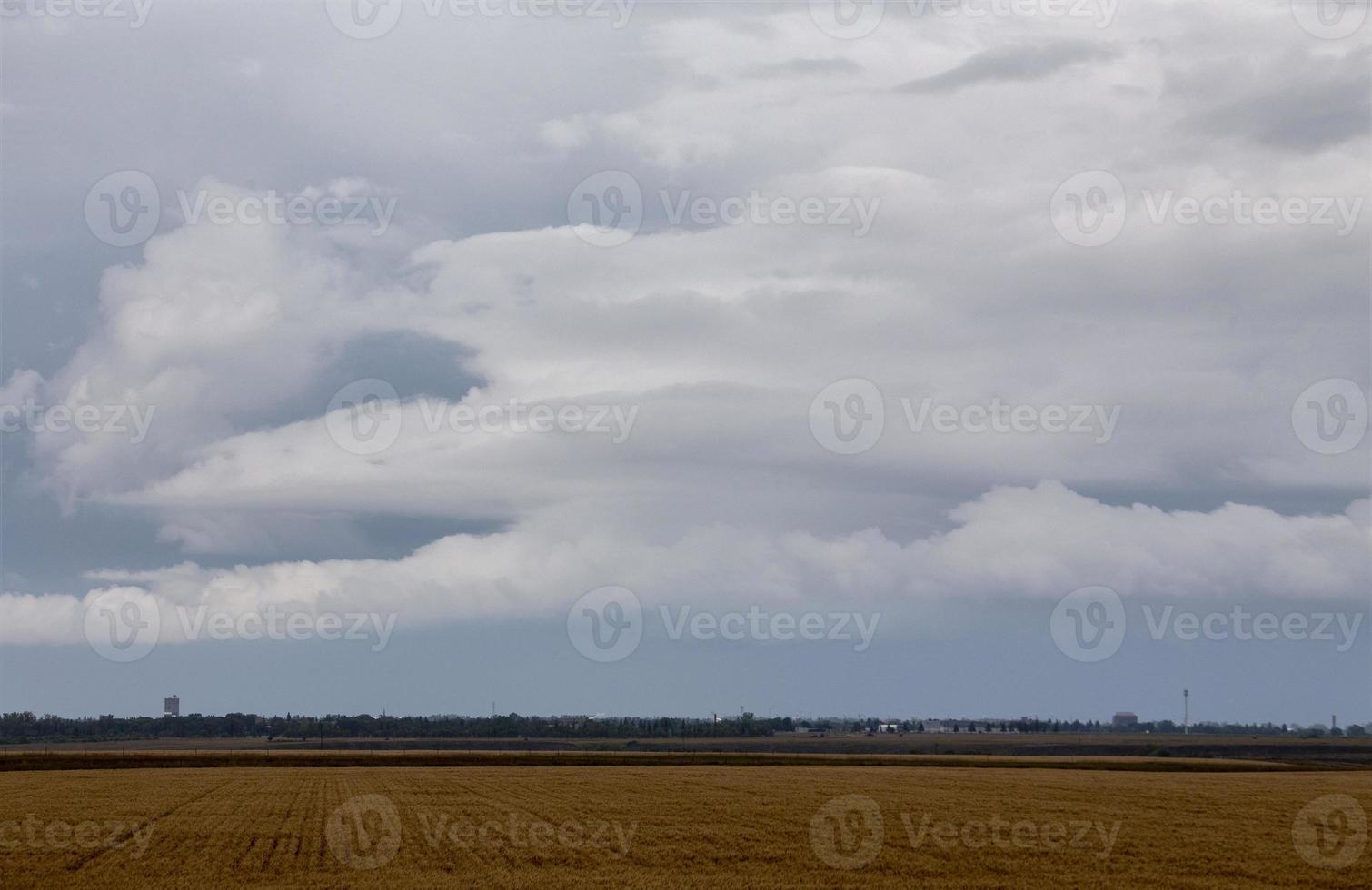 prairie onweerswolken canada foto