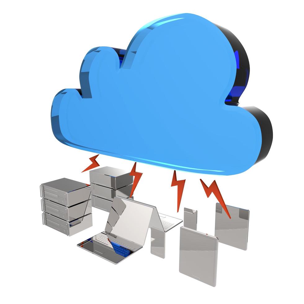 cloud computing-concept foto
