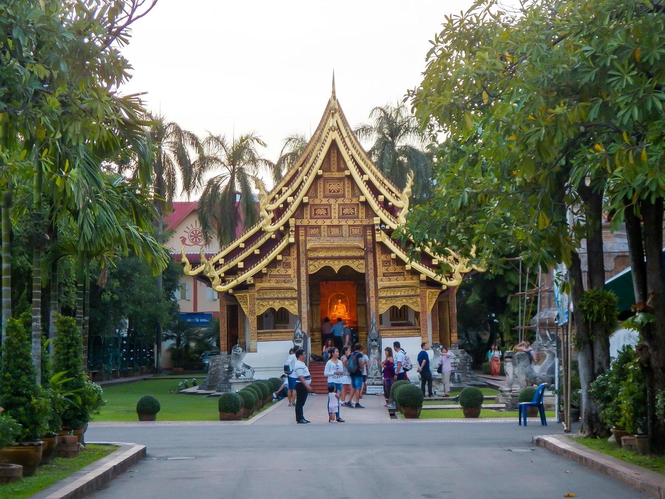 chiang mai thailand15 november 2016wat phra singh in chiang mai. foto