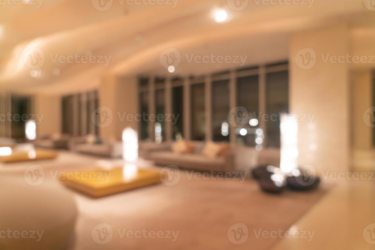 abstract vervagen hotellobby en receptie voor achtergrond foto