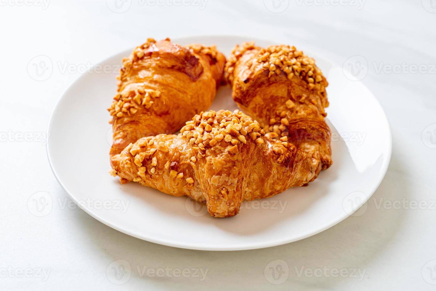 verse croissant met pinda foto