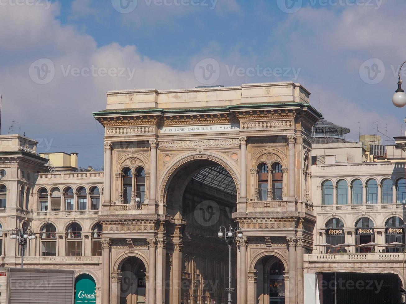 galleria vittorio emanuele ii milaan foto