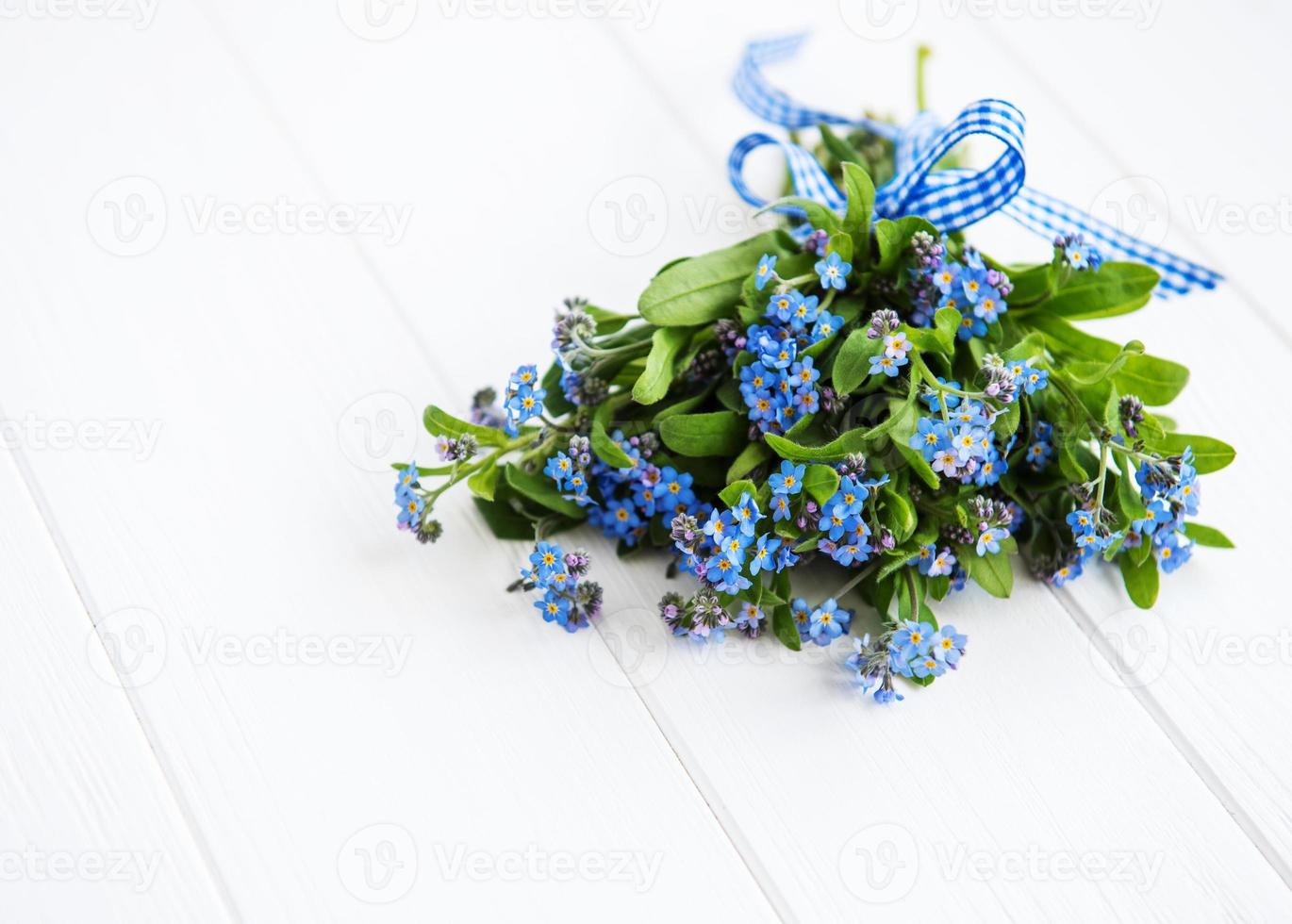 vergeet-mij-nietjes bloemen boeket foto