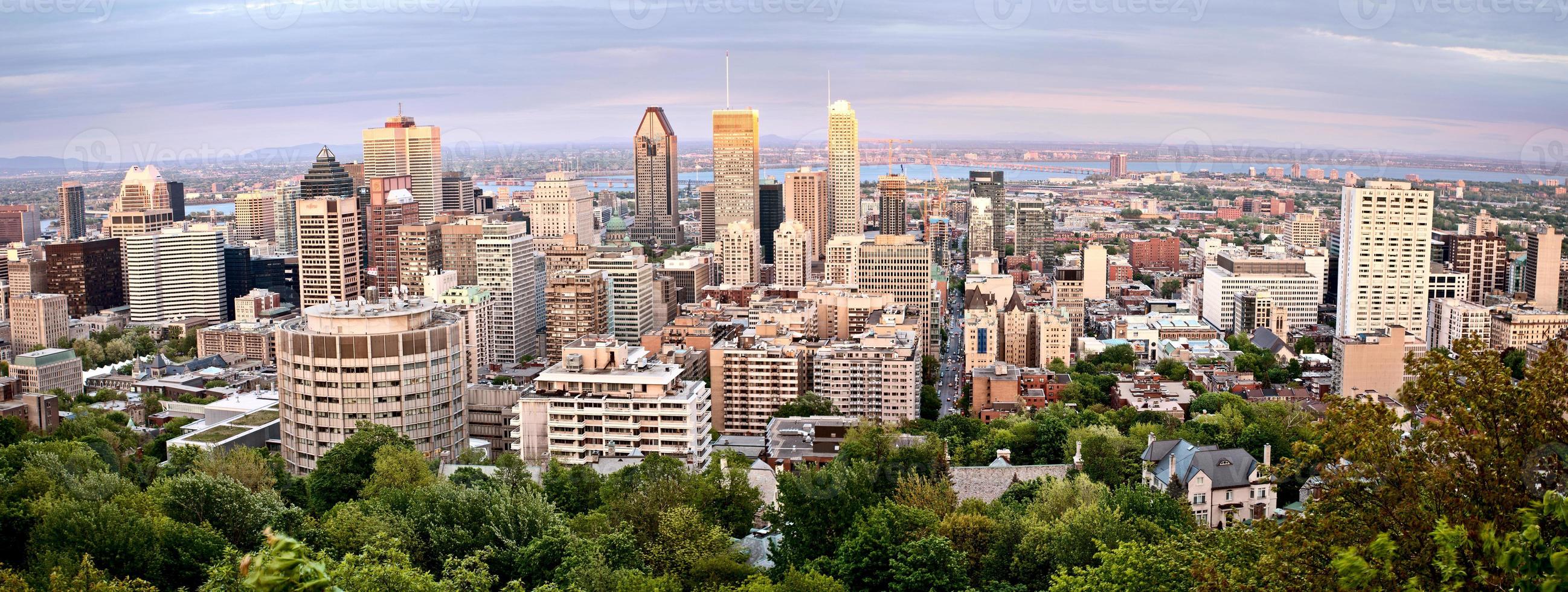 panoramische foto montreal city