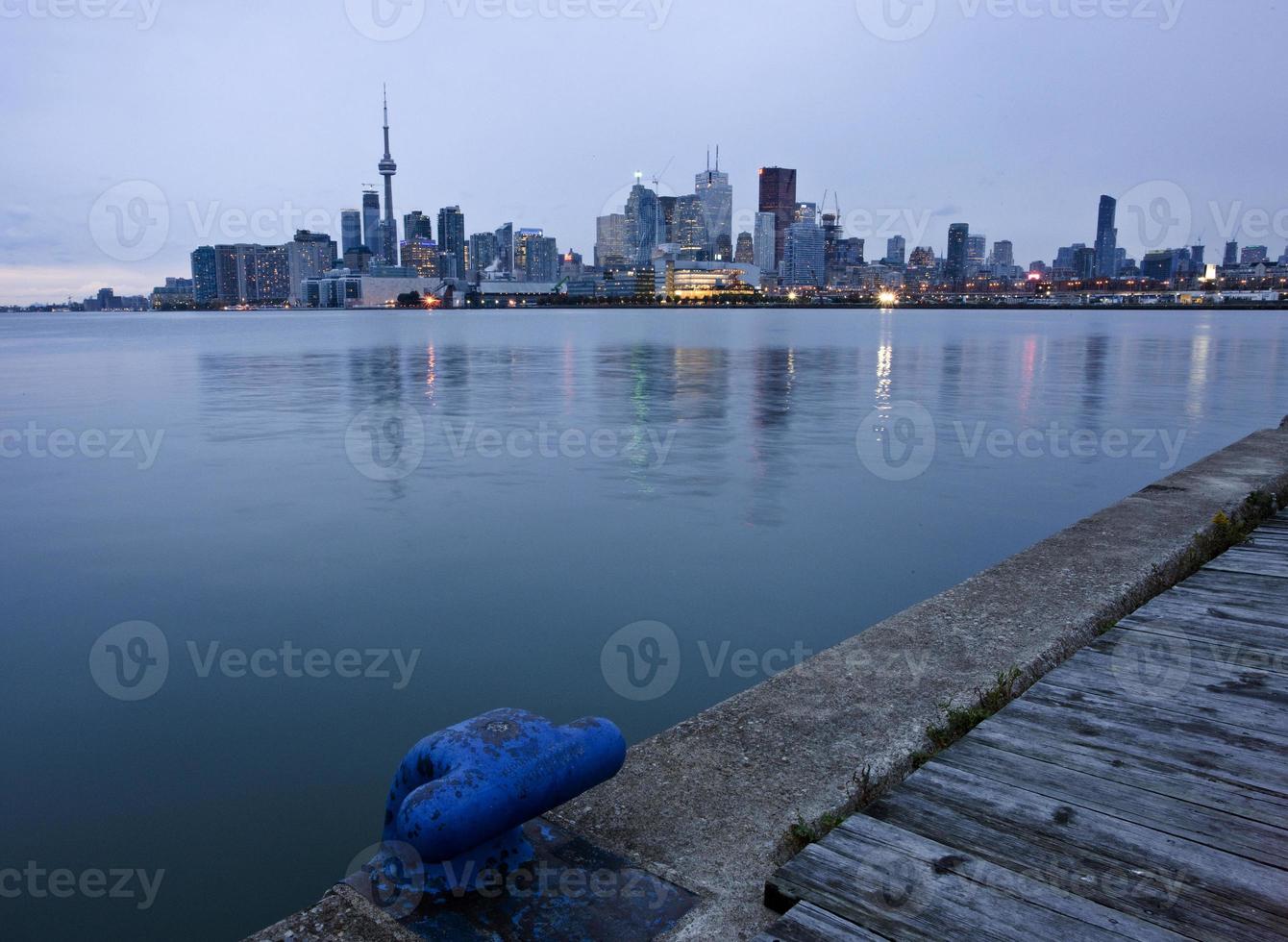 nachtopname toronto city foto