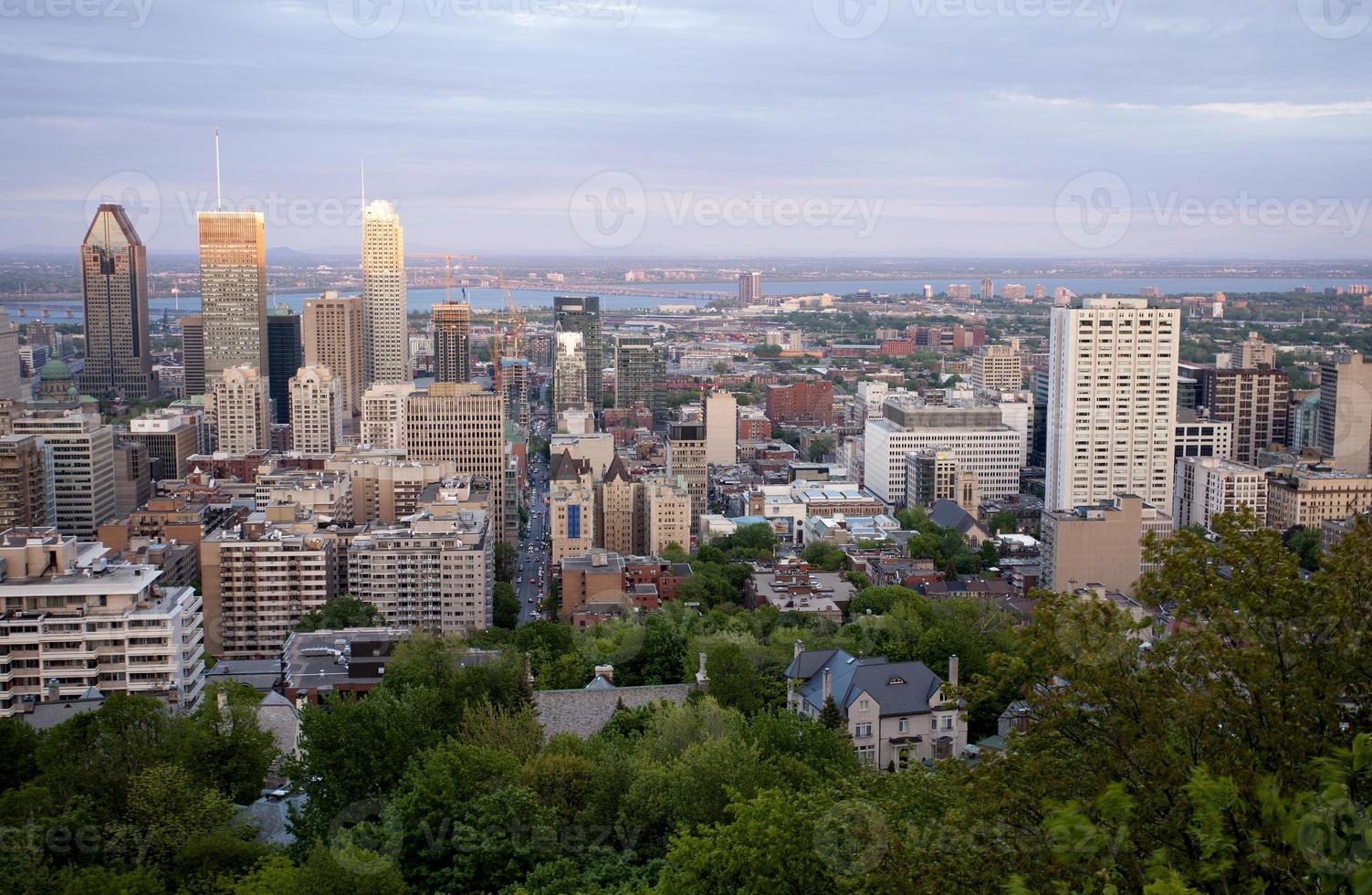 panoramische foto montreal city