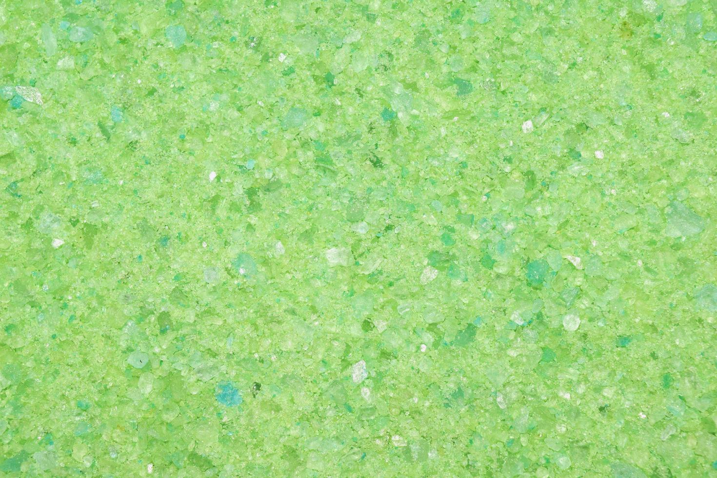 achtergrond van groene zoutkristallen foto