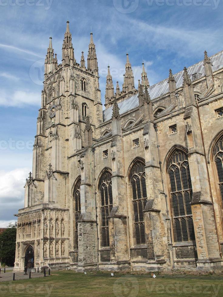 kathedraal in canterbury, verenigd koninkrijk foto