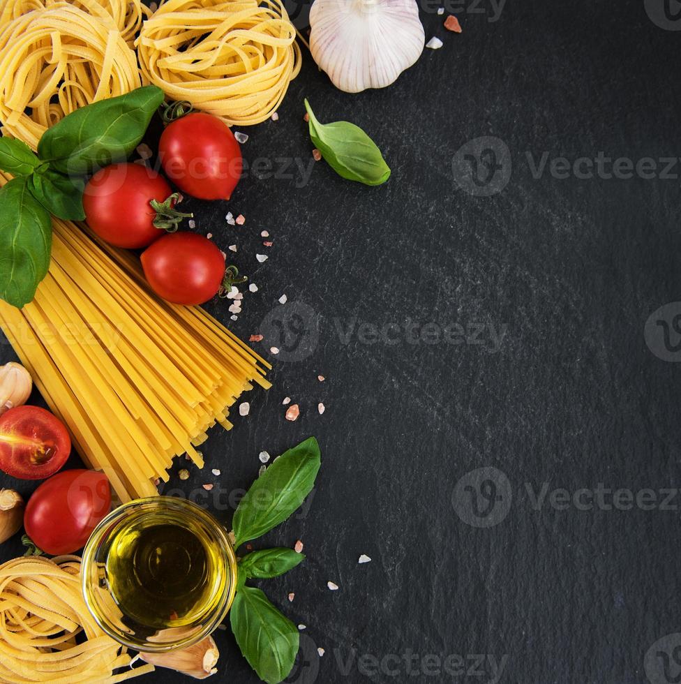 Italiaanse voedselingrediënten foto