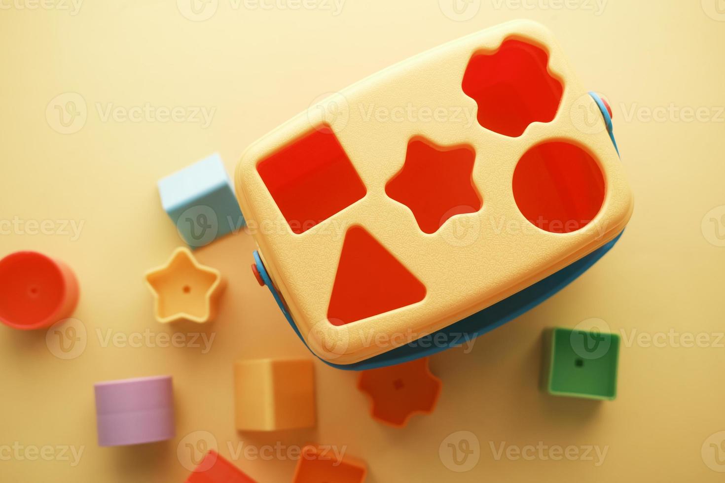 geometrische vormen voor games en het leren van kinderen. foto