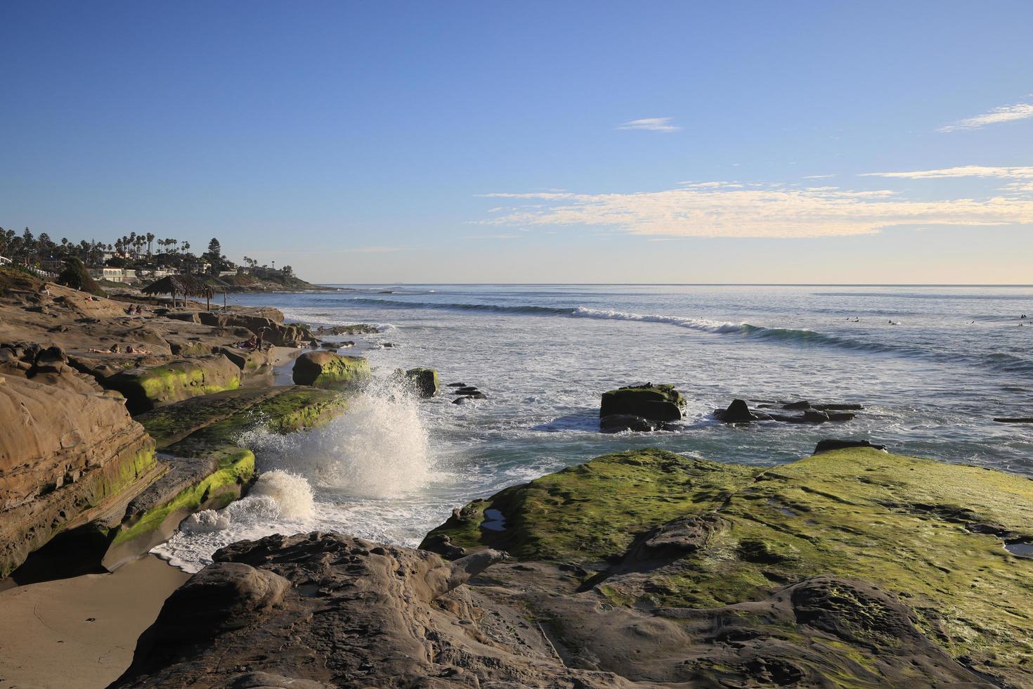 windansea-strand in la jolla, san diego foto