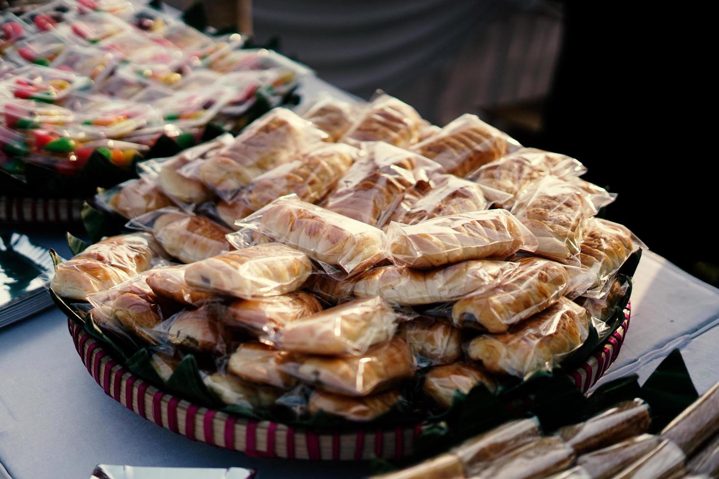 heerlijke gebakjes voor snacks foto