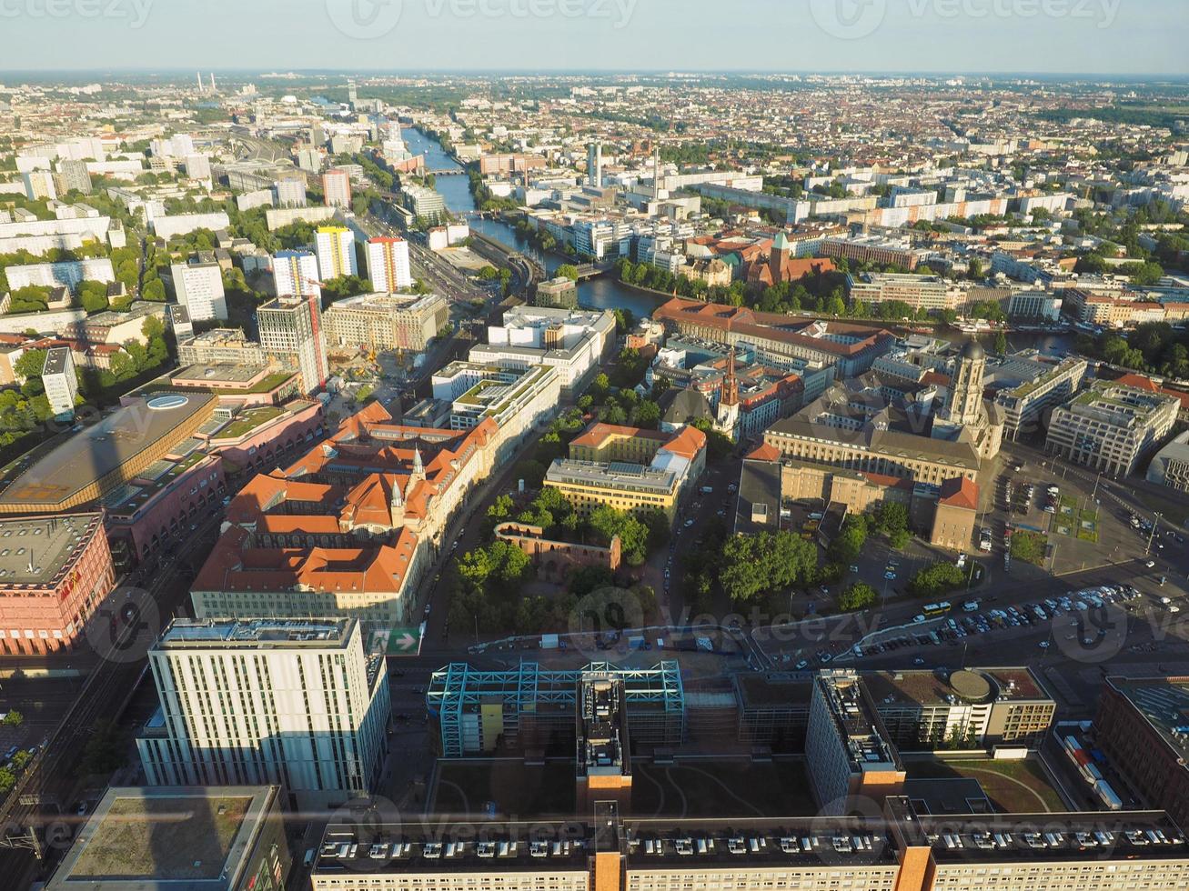 luchtfoto van berlijn foto