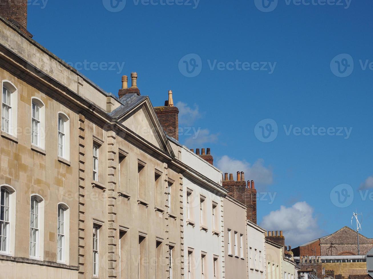 traditionele Britse huizen foto