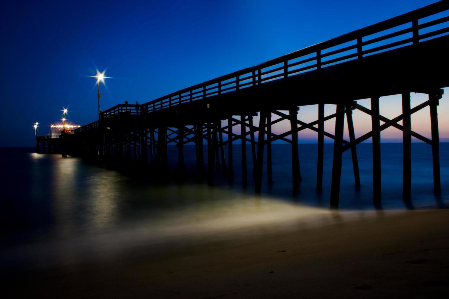 newport pier strand pier foto