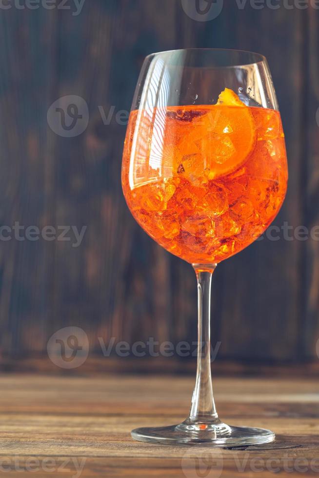 glas aperol spritz cocktail foto