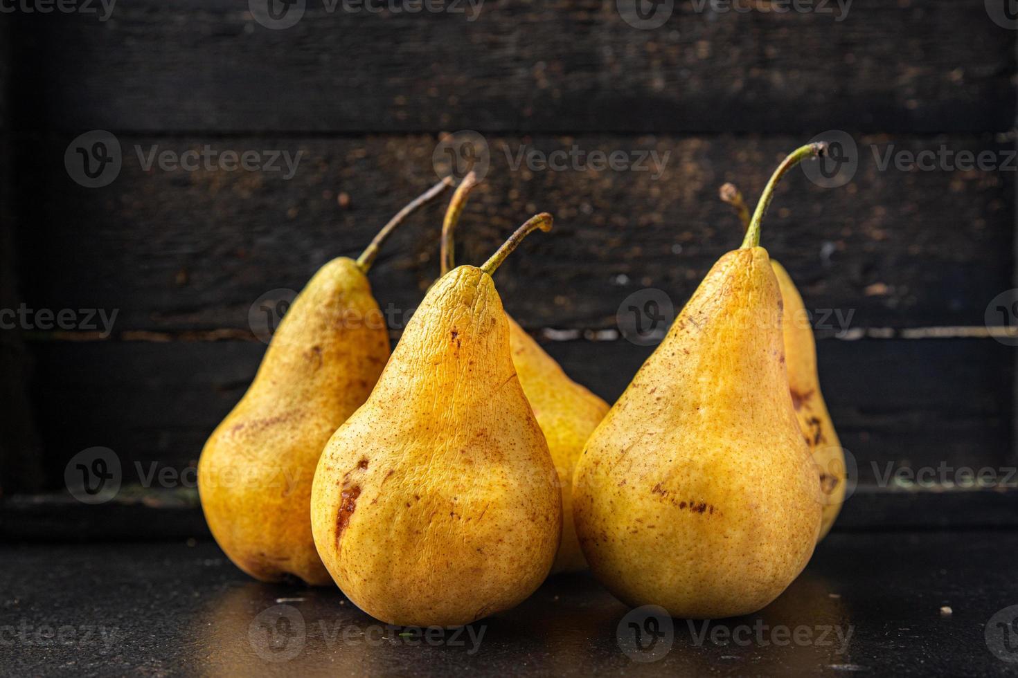 peer vers fruit klaar om te eten maaltijd vitamine snack voedsel achtergrond foto