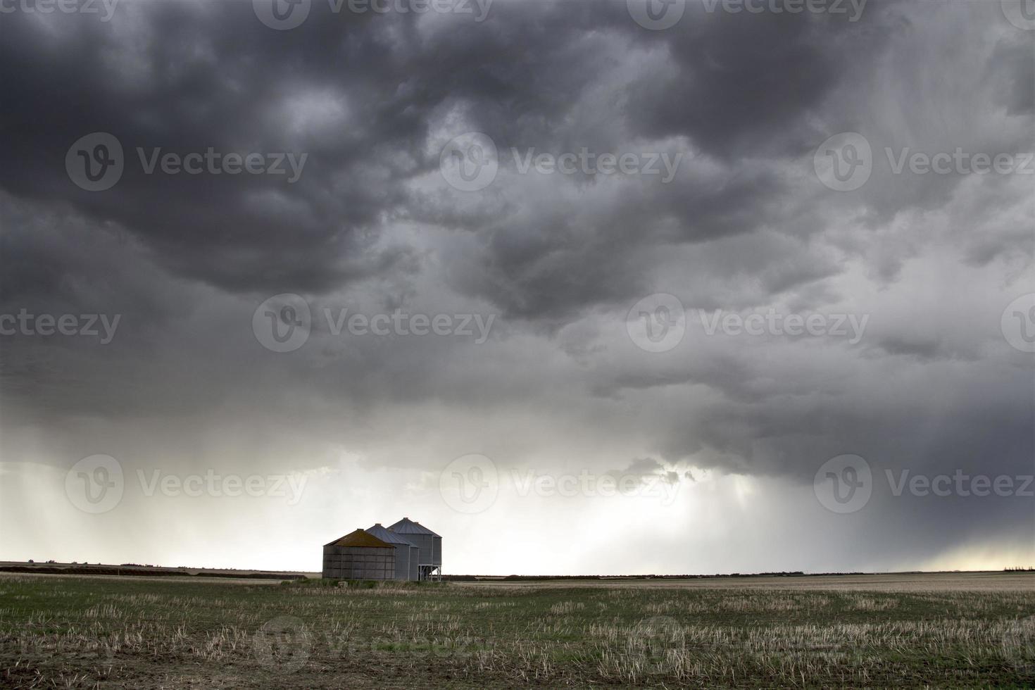 prairie onweerswolken canada foto