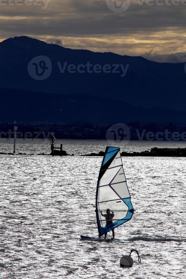 zeilplank windsurfer foto
